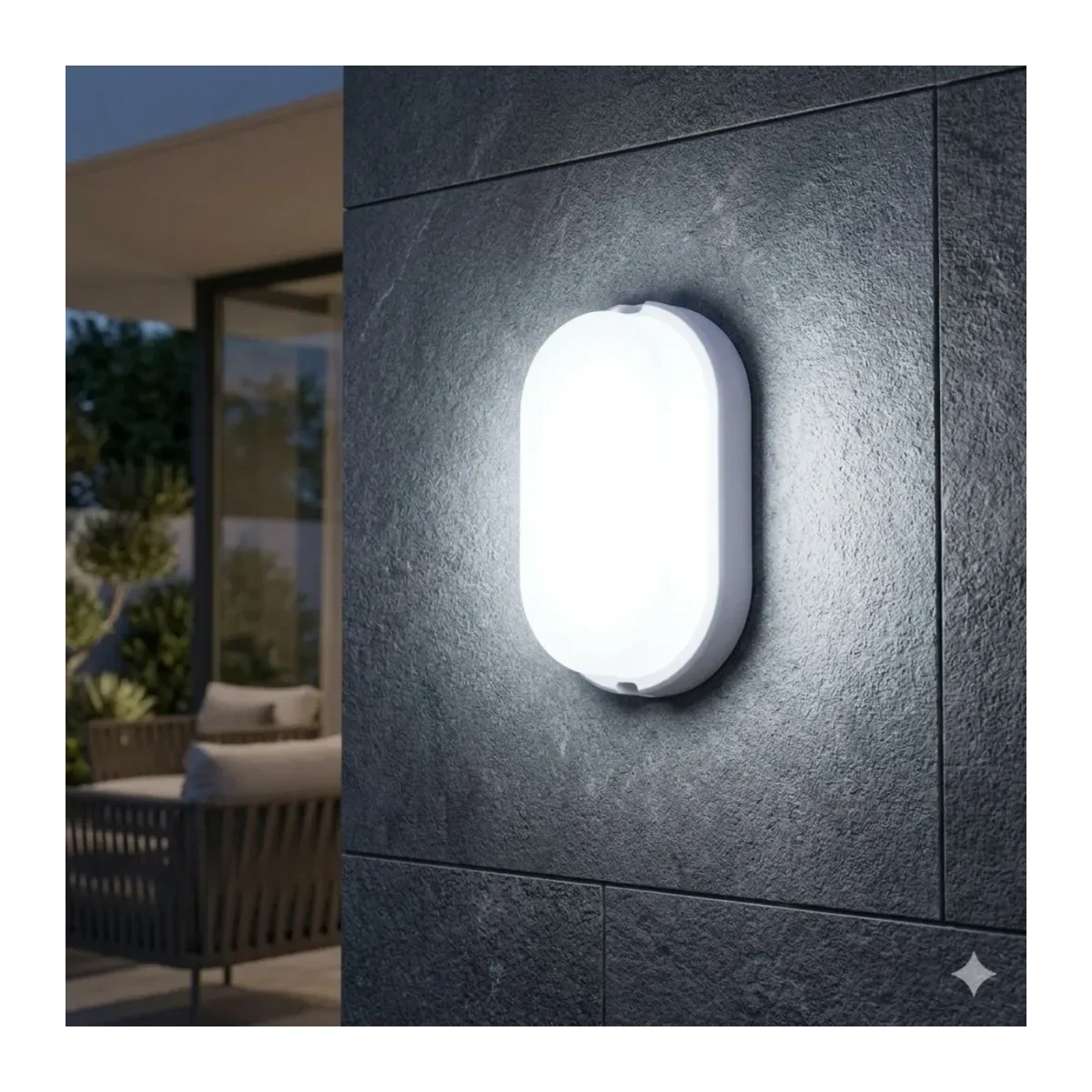 12W BEYAZ IP54 S.Ü LED ARMATÜRÜ - Görsel 3
