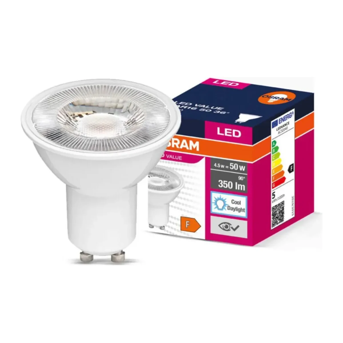 GU10 Led Ampul 4.5W 4000K Sıcak Beyaz (10 Adet) - Görsel 3