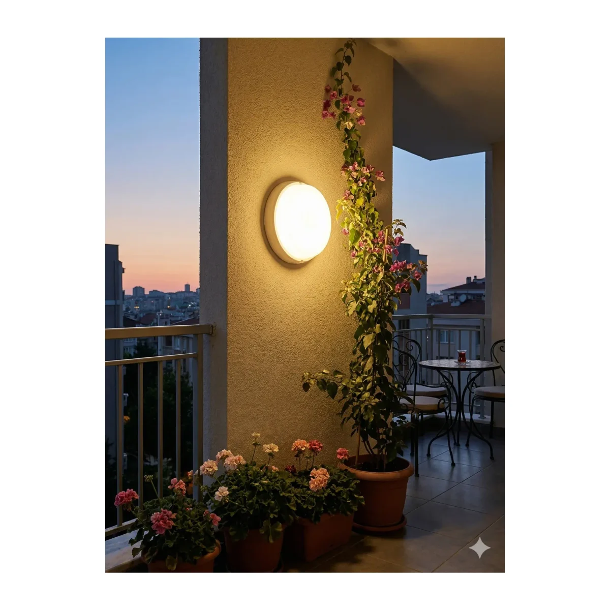 Sıva Üstü Dış Mekan / Bahçe LED Tavan ve Duvar Aydınlatması 18W - Görsel 2