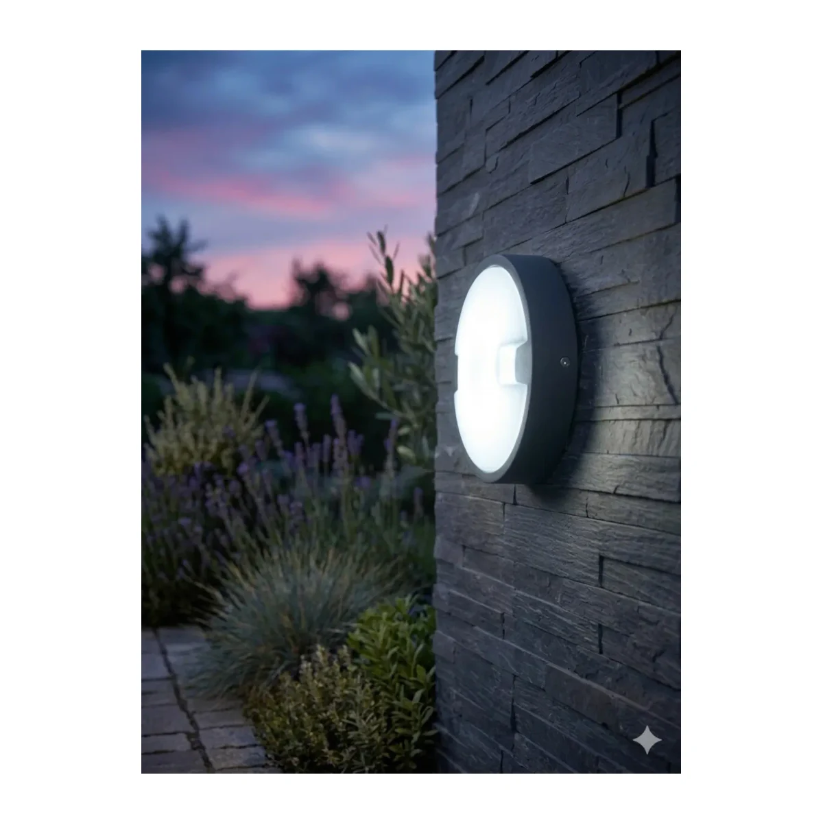 18W LED Oval Duvar ve Tavan Armatürü 6500K (AT10-71831) - Görsel 2