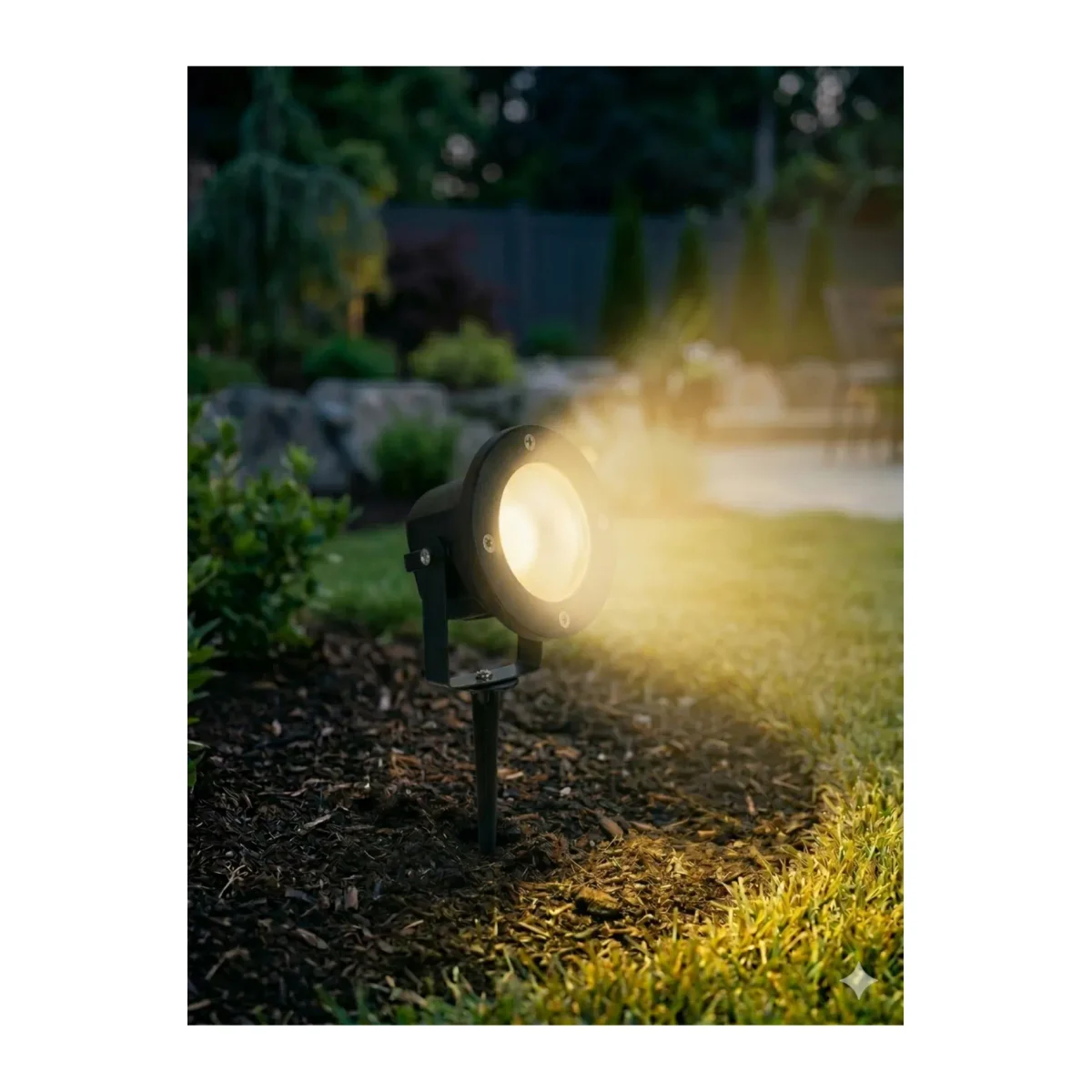 Alüminyum LED Bahçe Armatürü (Kazıklı ve Set Üstü Kullanım) - 3000K Günışığı - Görsel 3