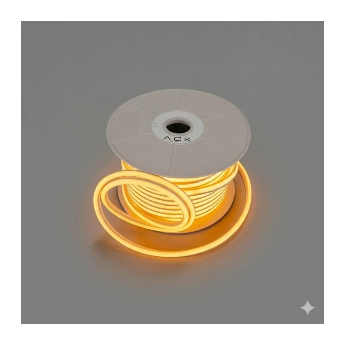 220V IP65 NEON LED AMBER 50 METRE - Görsel 2