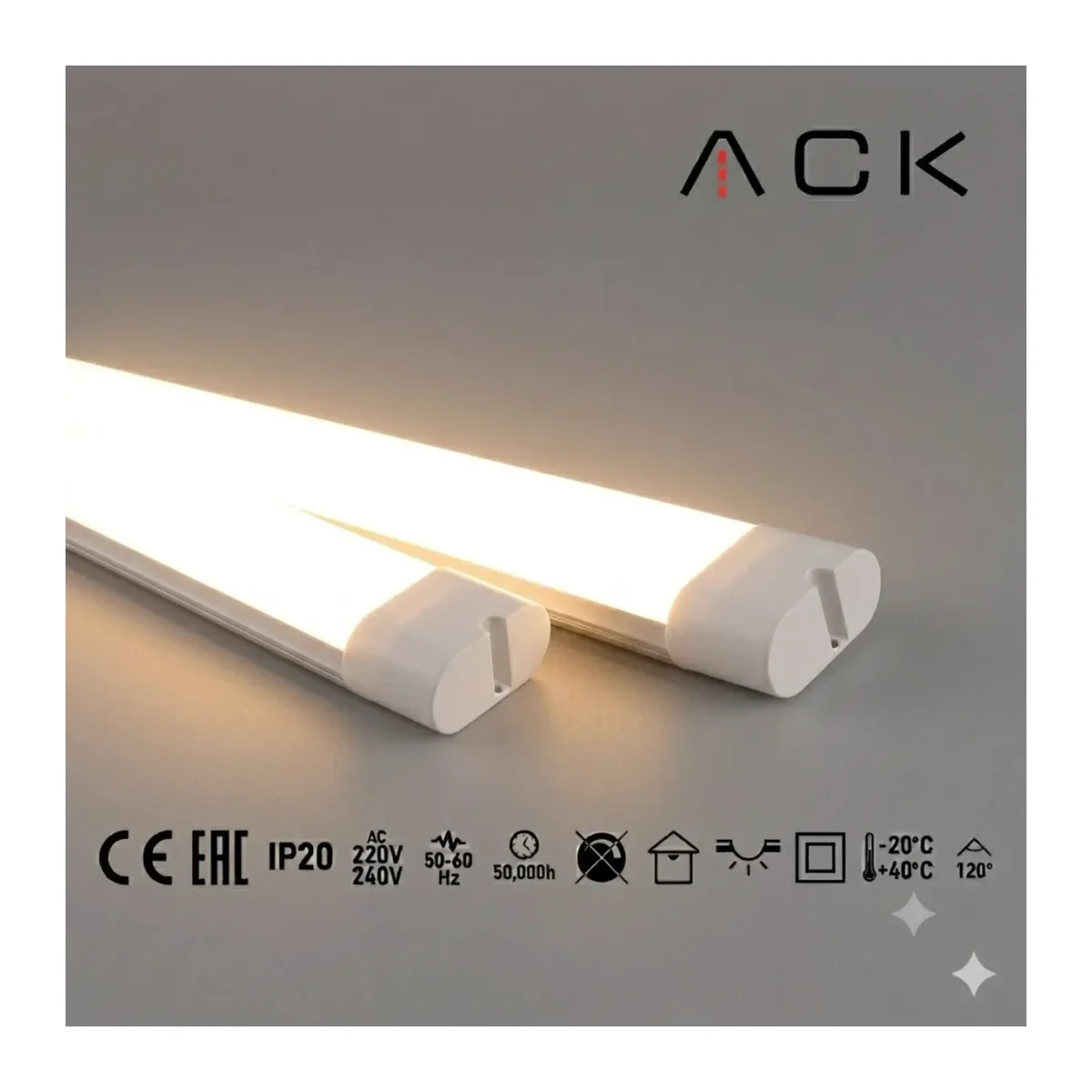 Titan LED Bant Armatür 80W 1200mm 8750lm 3000K Günışığı AN30-01203 - Görsel 2