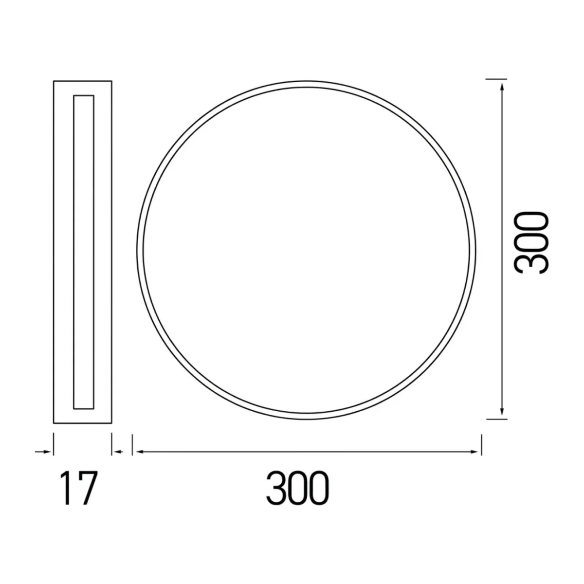 24W CCT Üç Renk Ayarlanabilir Yuvarlak Sıva Üstü / Sıva Altı LED Panel - Beyaz Kasa (3850 Lümen) AP03-02490 - Görsel 4