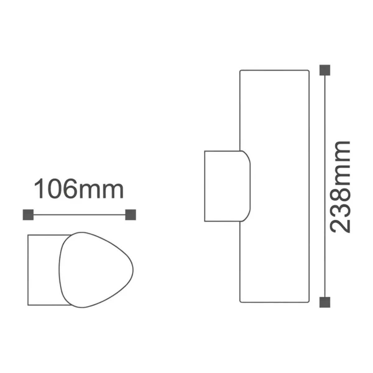 Sirius Alüminyum Duvar Apliği (2x5W - 3000K) AG40-00802 - Görsel 4