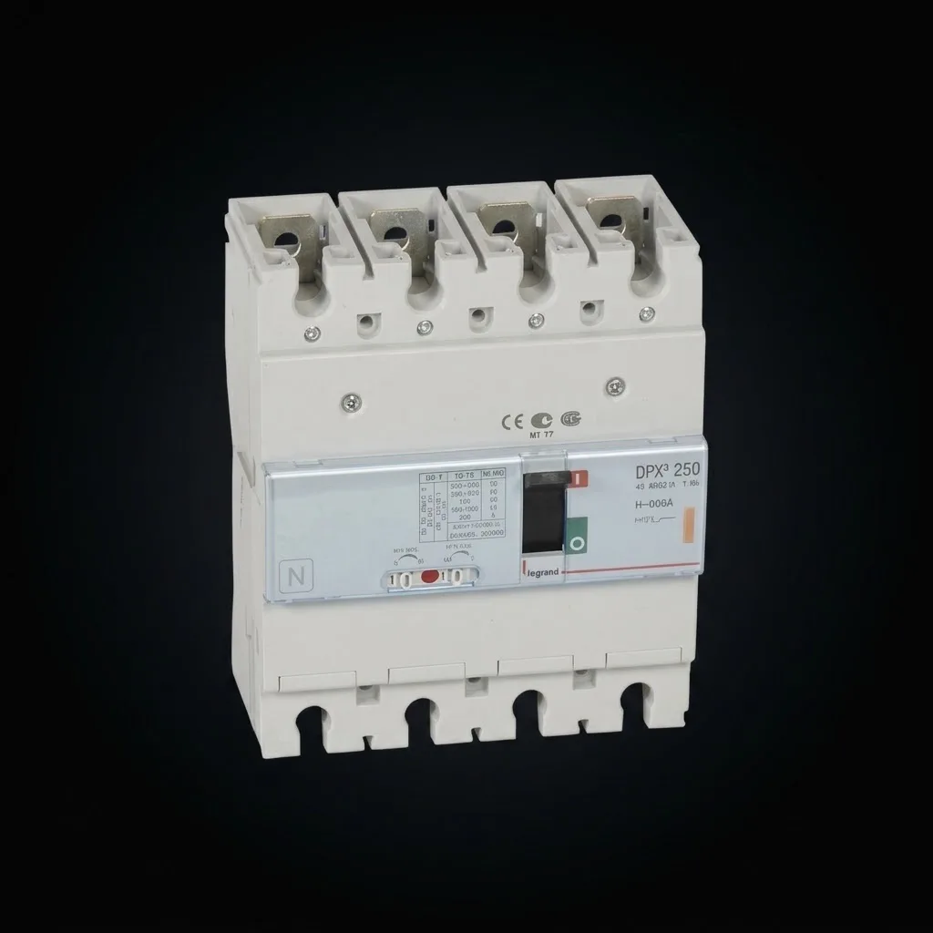 DPX³ 160serisi kompakt şalter 4 kutup Icu:25kA standart tip 160A 400V AC