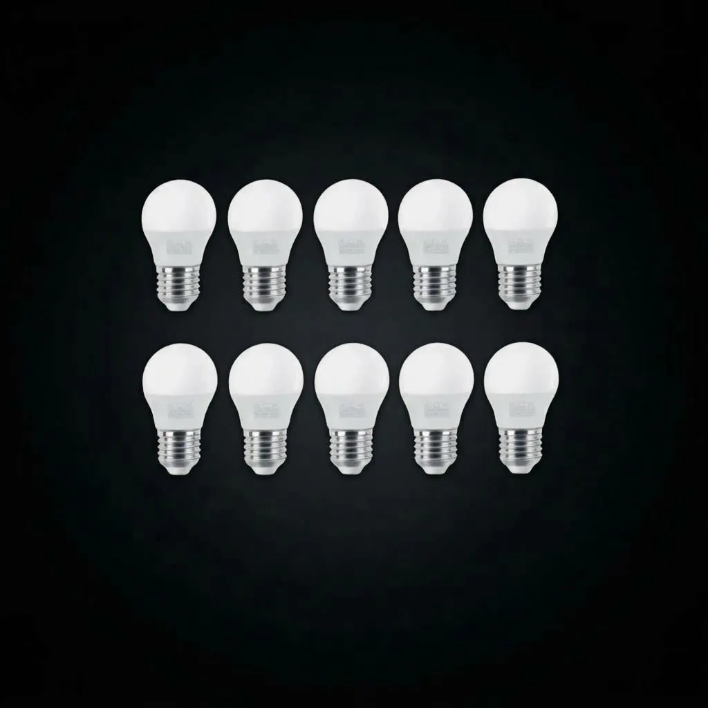 LED Ampul 5W E14 Gün Işığı 10 Adet