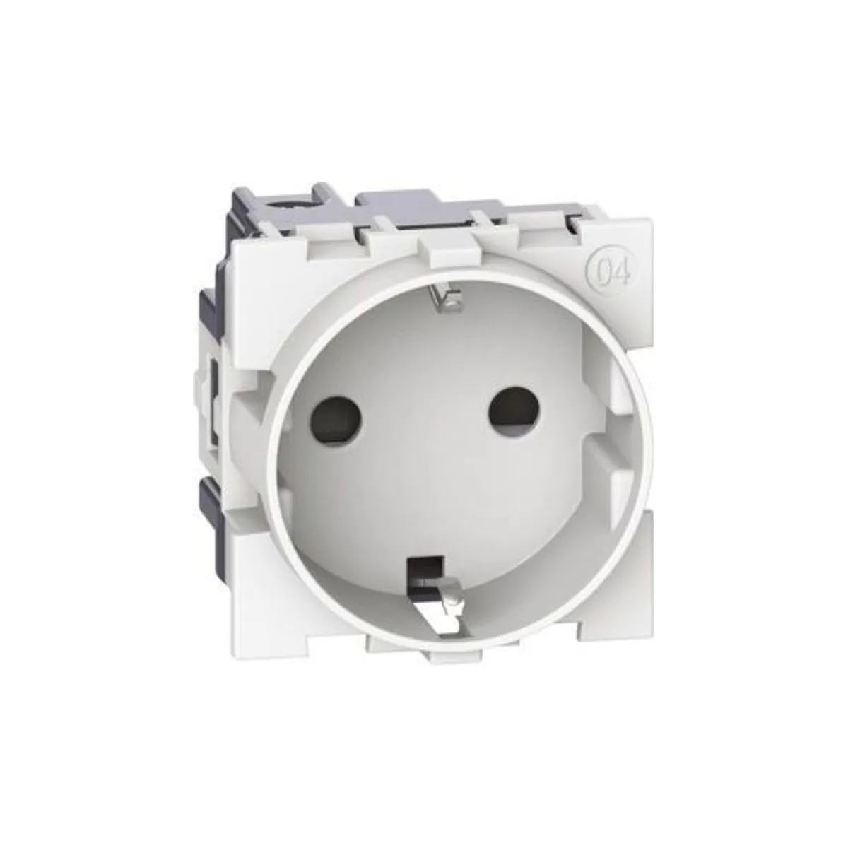 Alman Standardı Topraklı Priz, 16A, 250V~, Vidalı Bağlantı, Çocuk Korumalı, 2M,