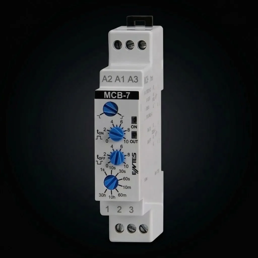 MCB7 1sn-30saat Zaman Rölesi Çekme Gecikmeli 24vac/dc-220vac