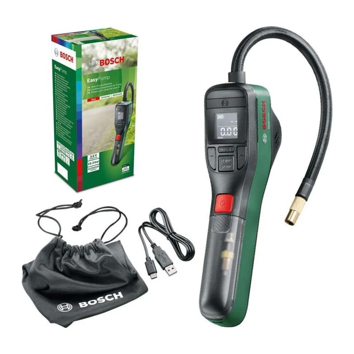 BOSCH EASYPUMP AKÜLÜ HAVA KOMPRESÖRÜ