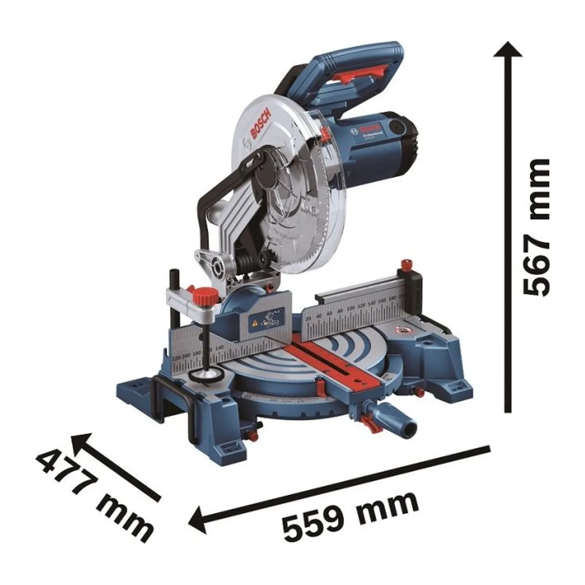 BOSCH GCM 254 Gönye Kesme Makinesi - Görsel 2