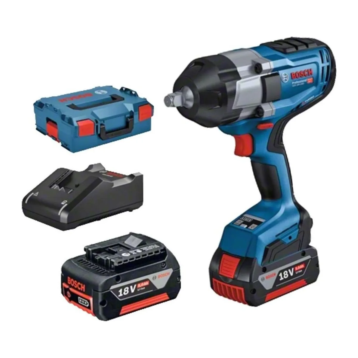 BOSCH GDS 18V-1000 DARBELİ SOMUN SIKMA 2X5.0AH