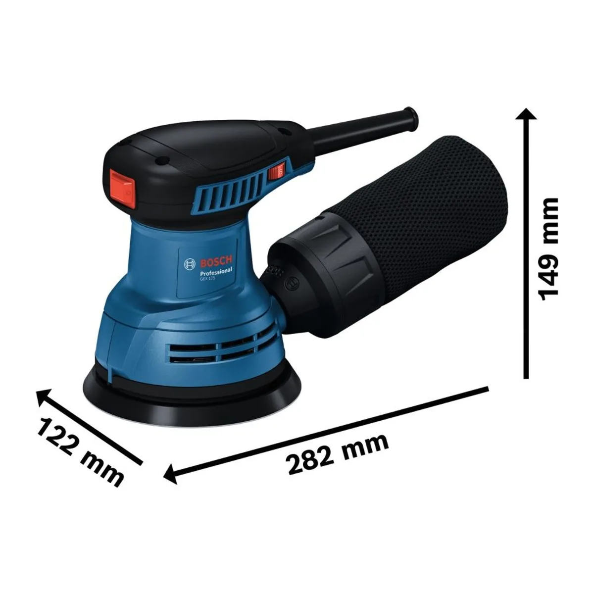 BOSCH GEX 125 Eksantrİk Zimpara - Görsel 2