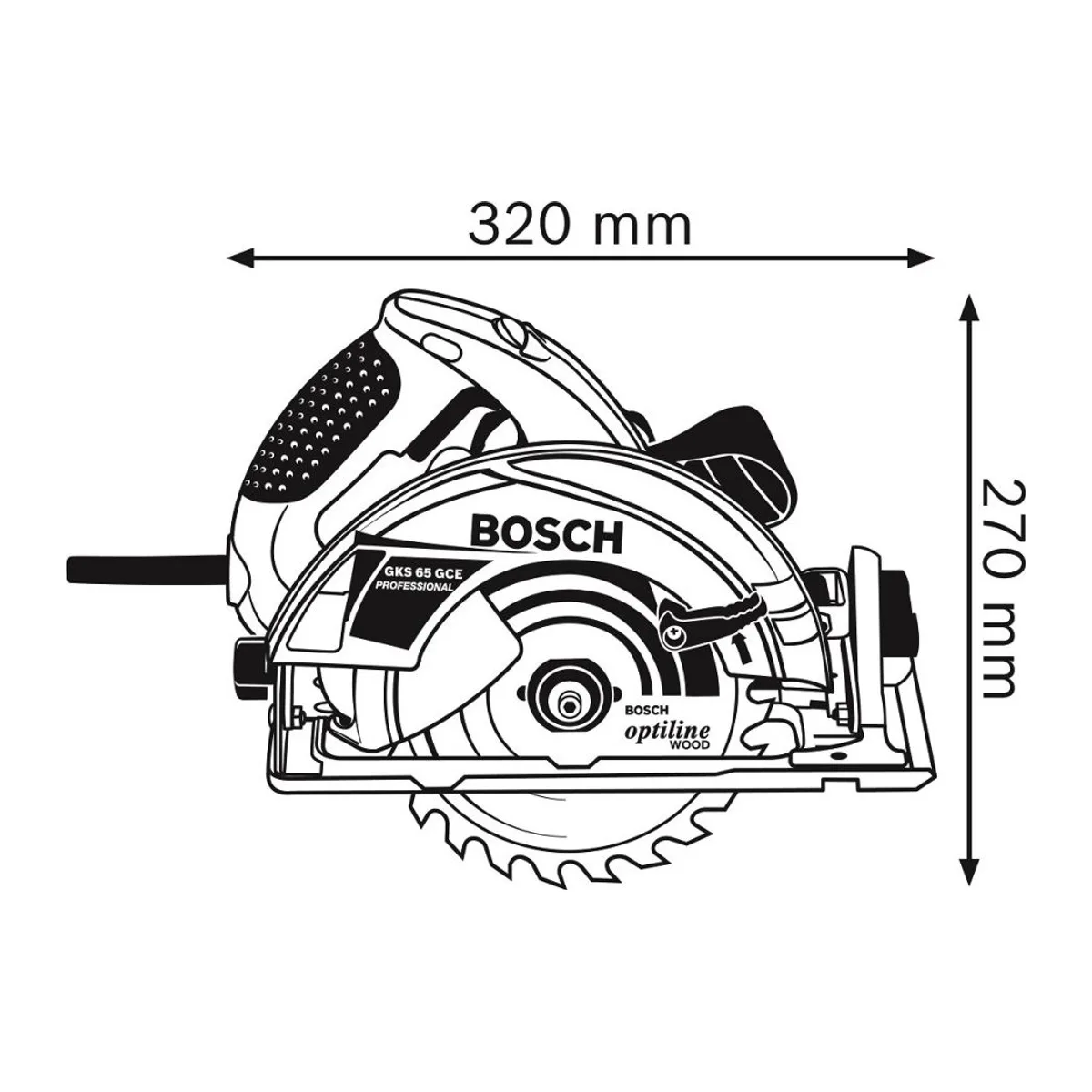 BOSCH GKS 65 GCE Daire Testere - Görsel 2