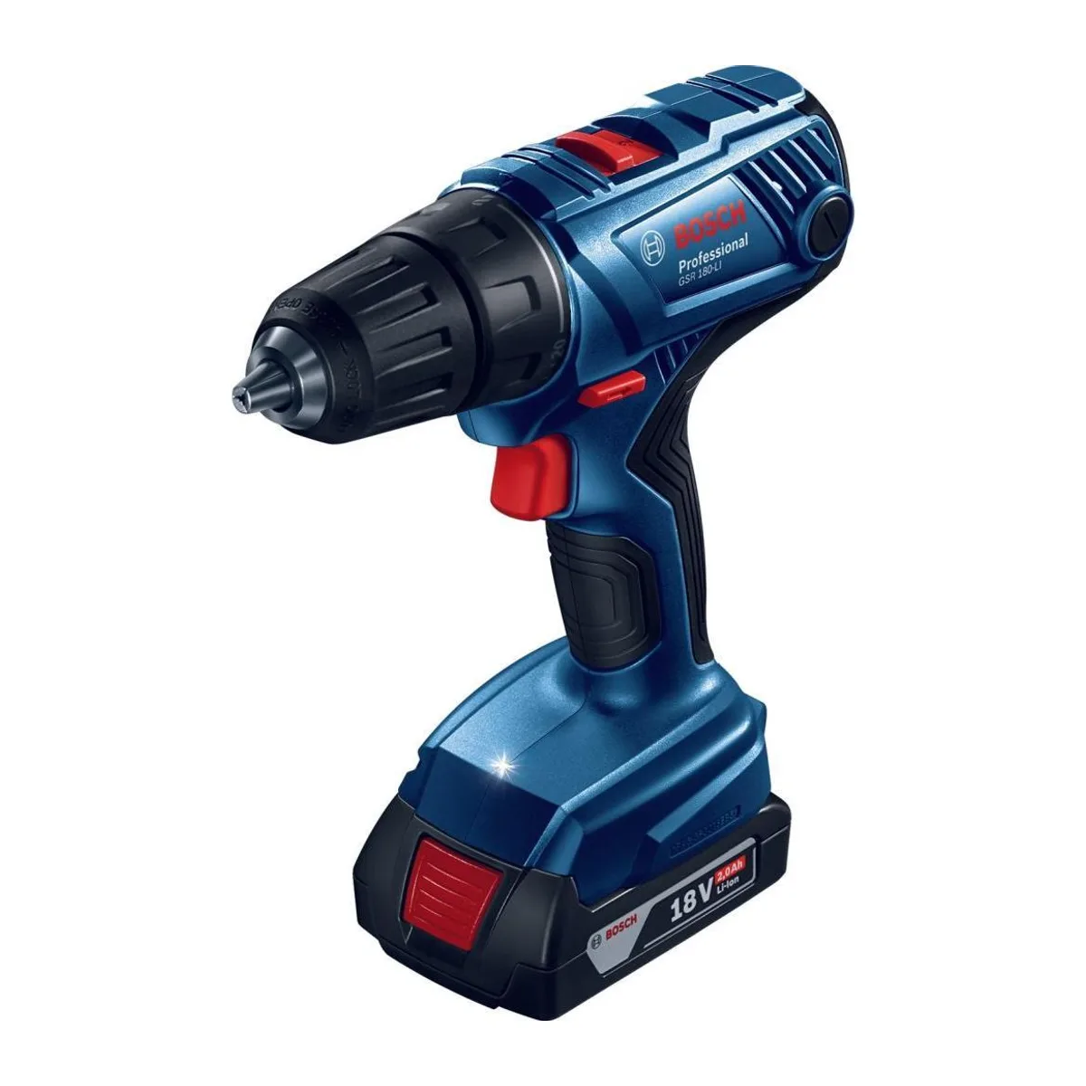 BOSCH GSR 180-LI 18V 2 Ah ÇİFT AKÜLÜ DELME VİDALAMA
