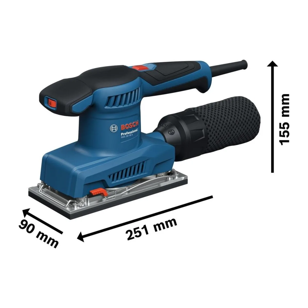 BOSCH GSS 20-18 A TİTREŞİMLİ ZIMPARA - Görsel 2