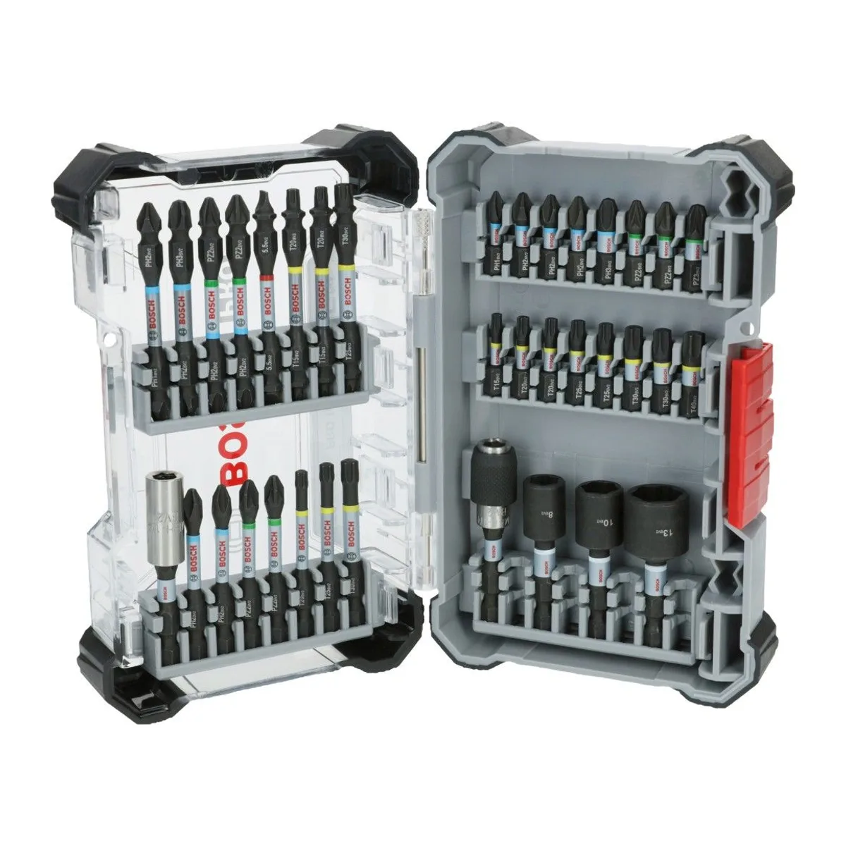 Bosch PRO Impact Vidalama Ucu Set 36lı,Stantlı Display (6x36 Parça)