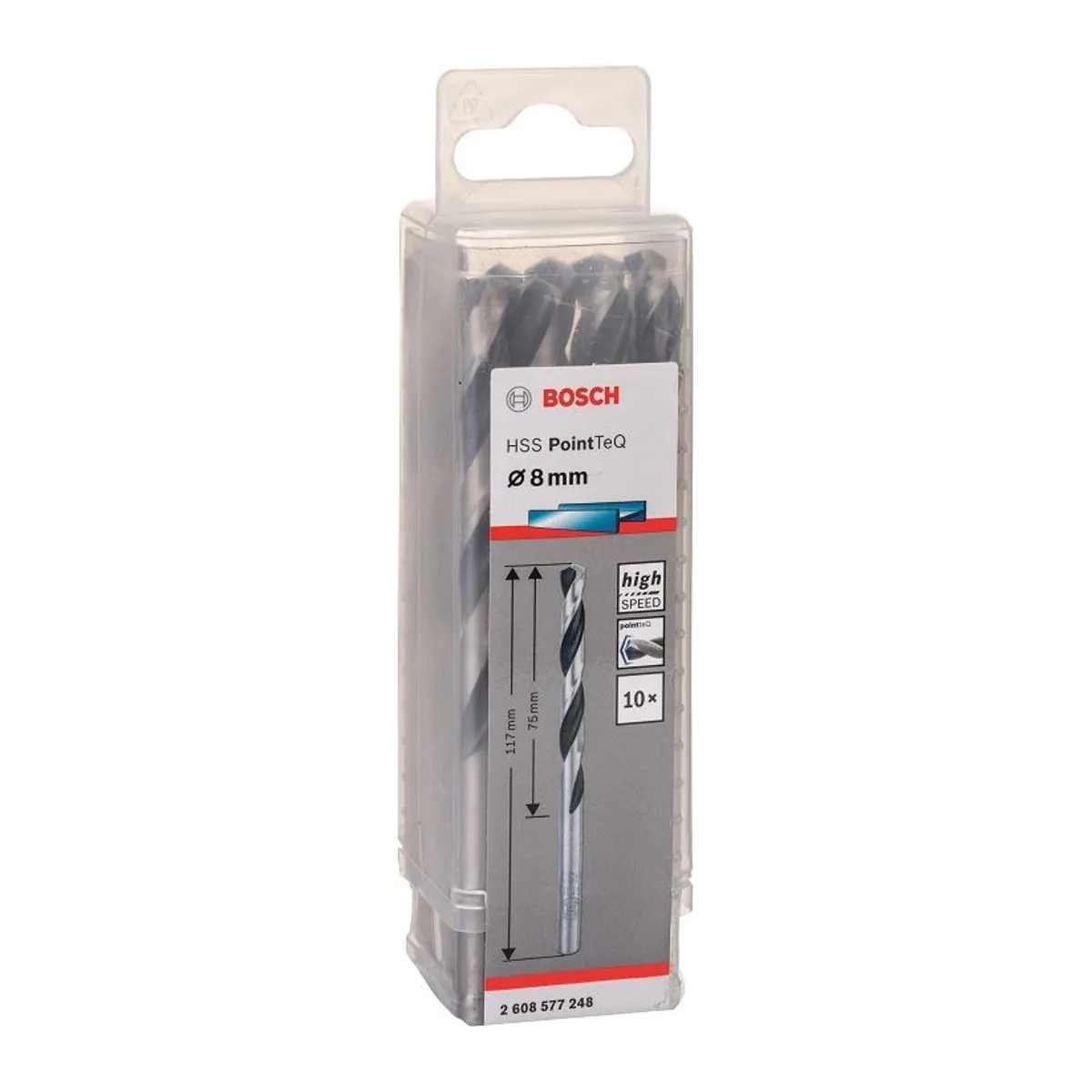 HSSPointTeQ Metal Matkap Ucu 8,0mm 10'lu