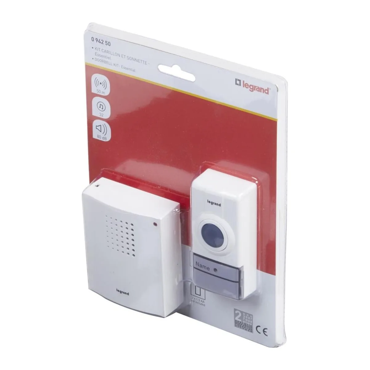 Legrand Essential Rf Zil Kiti Beyaz | 094250 - Görsel 2