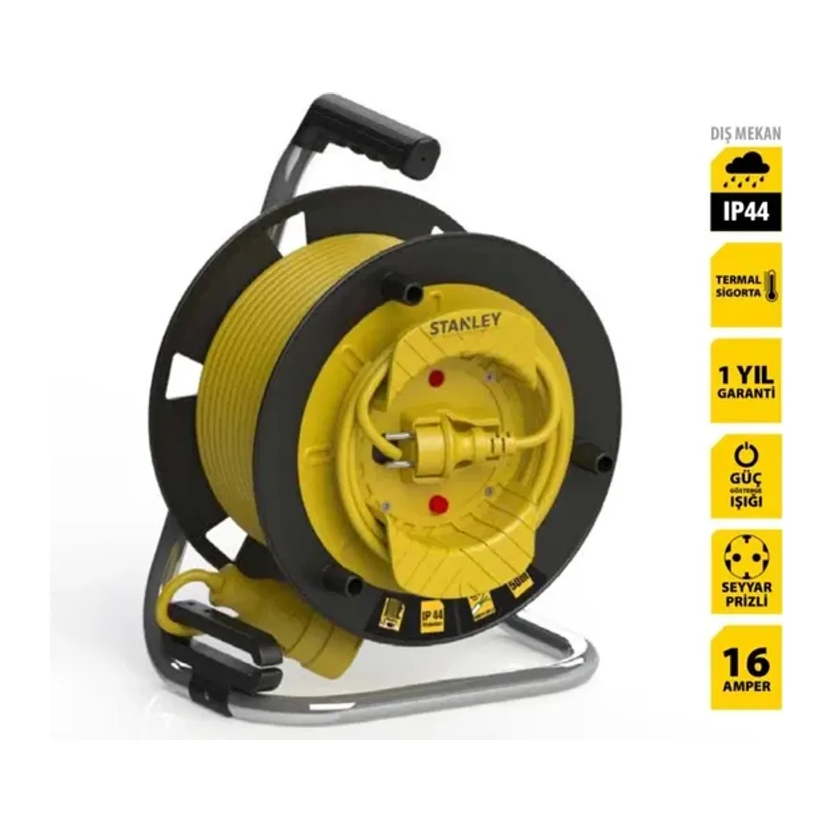 PMG-37315-F PLS BOBİN Ø280 IP44 F TYPE(SCHUKO) 3G1,5 35+2M