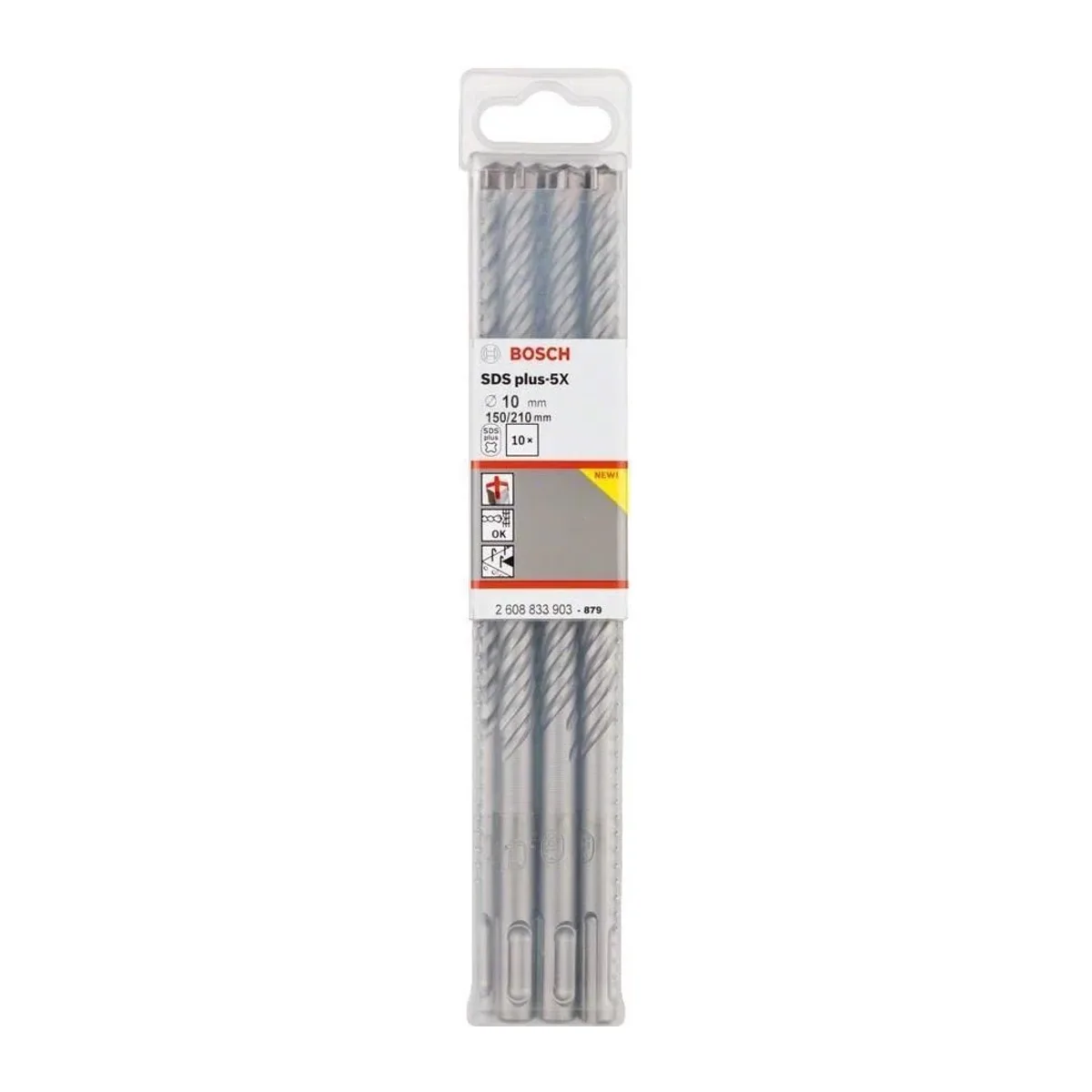 SDS-Plus-5X K-Delici Ucu 10*210 mm 10'lu - Görsel 2