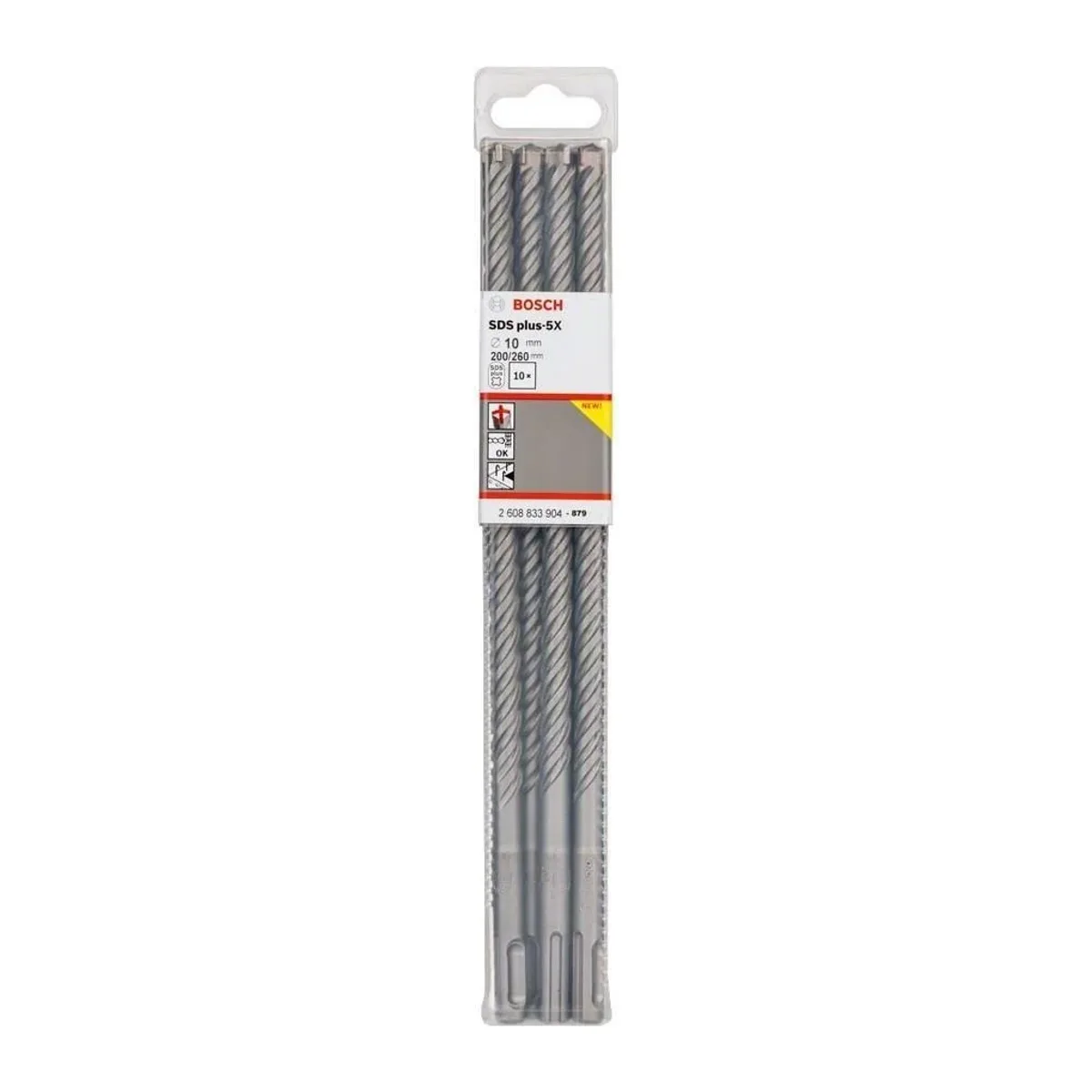 SDS-Plus-5X K-Delici Ucu 10*260 mm 10'lu - Görsel 2