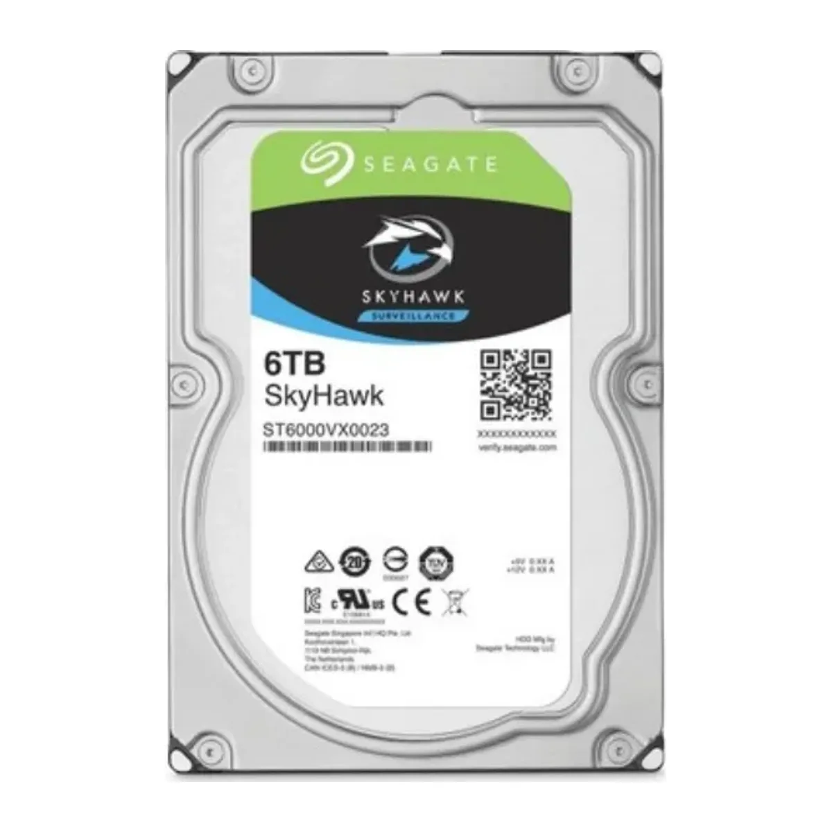 SEAGATE SKYHAWK SATA3 HDD 6TB 5900 (SV35) 7/24 256MB DİSK (distribitör)