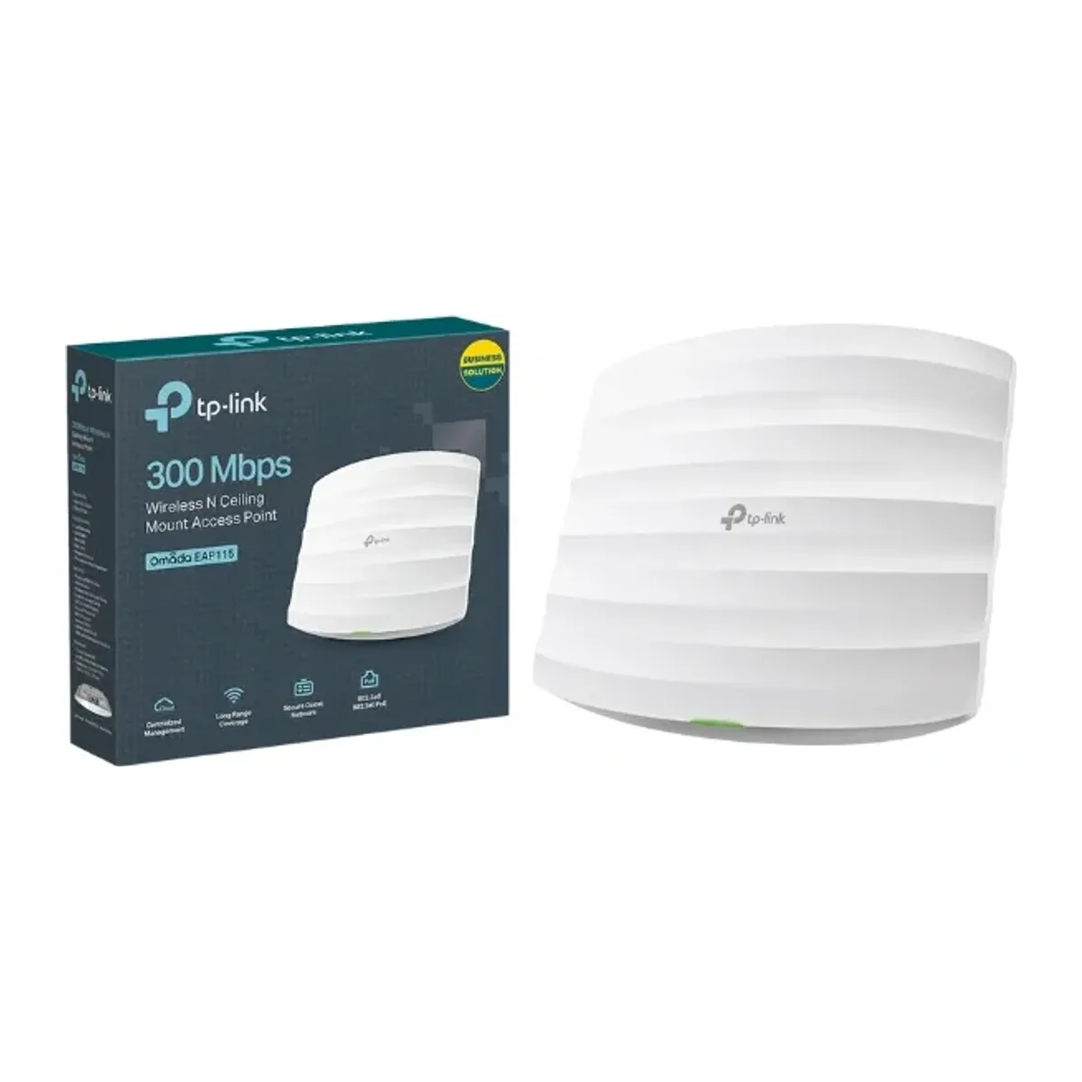 TP-LINK EAP115 ACCESS POINT 300mbps ( AKTİF POE) + (12V ADAPTÖR İÇERİR )